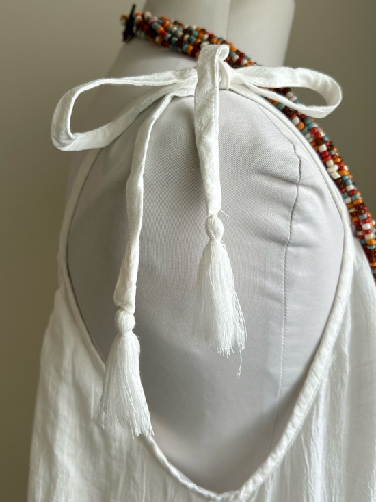 NWT Old Navy Sleeveless Tie-Shoulder All-Day Maxi Swing Dress M - Picture 10 of 15